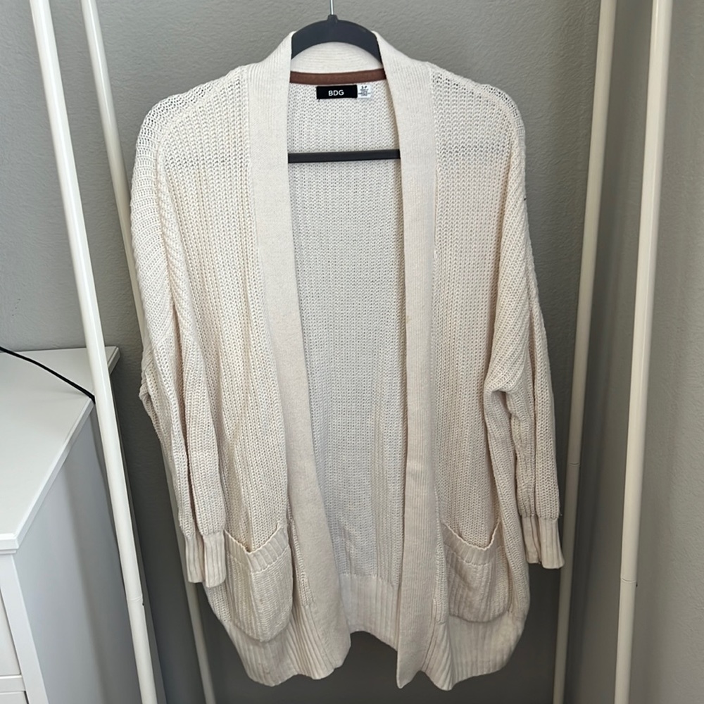 Urban Outfitters BDG Cream Cardigan